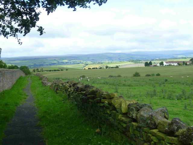 The Wear Valley from the A68