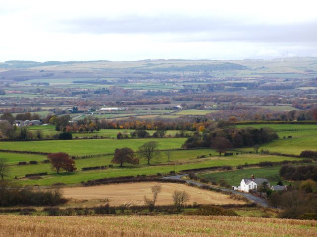 Panoramic views over the countryside
