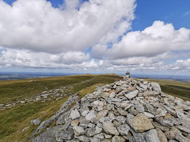 Looking north towards Yes Tor from High Willhays