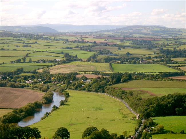 Picturesque view from Coppett Hill