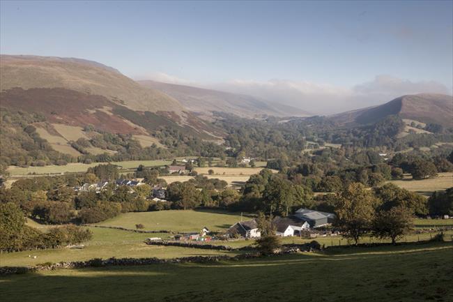 The old quarrying village of Penwyllt