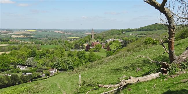 The view from Walsgrove Hill