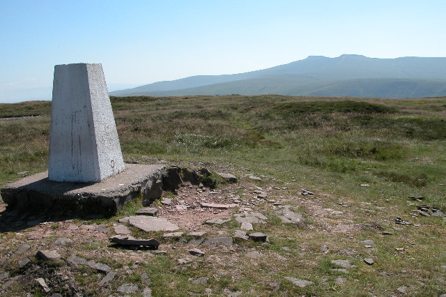 The Beacons from the summit of Fan Frynych