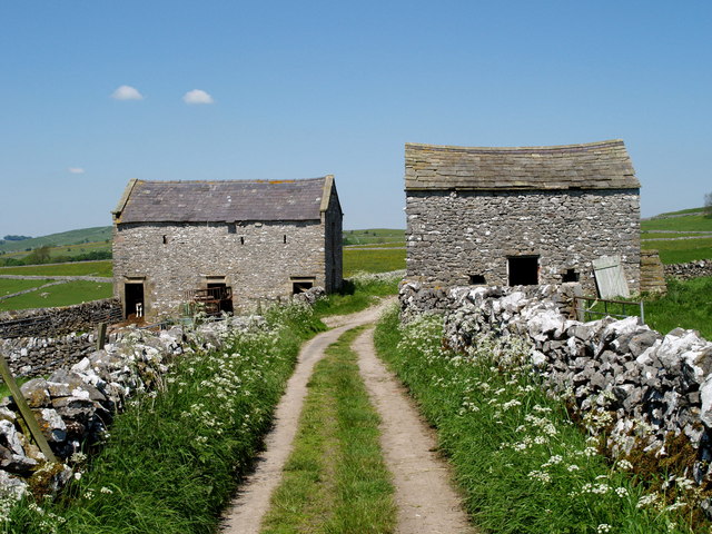 Passing two barns