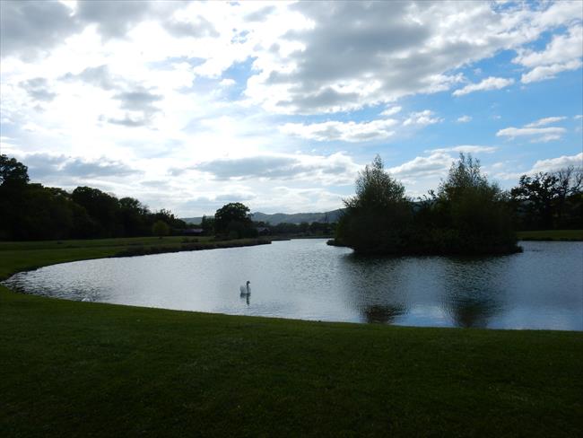 Fishing lakes between points 4 and the walk end