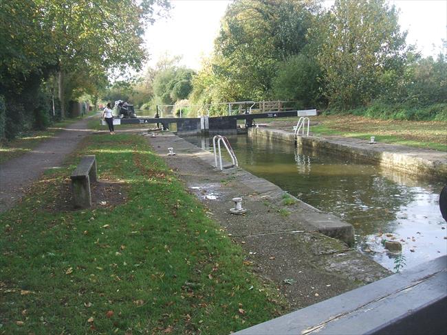 Hungerford lock on the Kennet &amp; Avon Canal