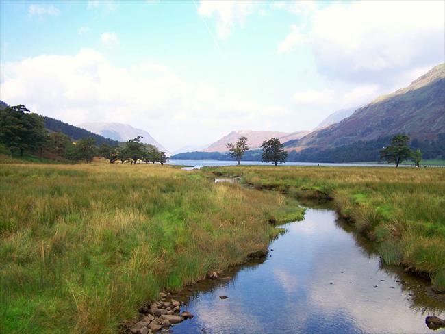 View along the lakeside walk, Buttermere