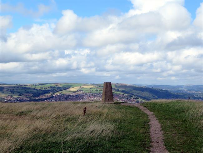 Caerphilly Mountain top.