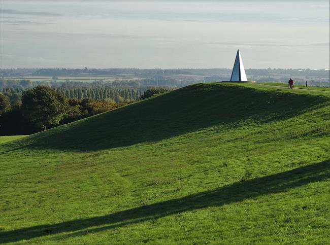 The Light Pyramid on The Belvedere at Milton Keynes