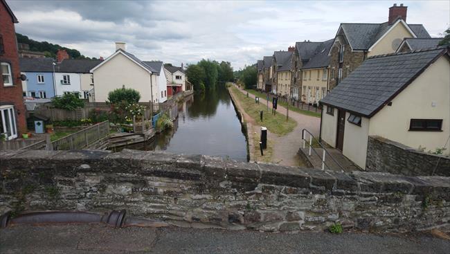 The Monmouth and Brecon Canal, from the Gas lane bridge