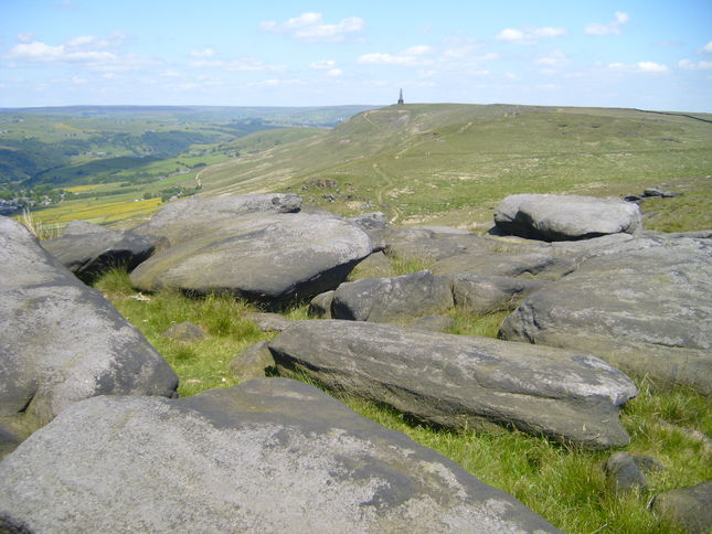 Stoodley Pike from Langfield Common