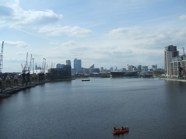 View west from Royal Victoria Dock Bridge