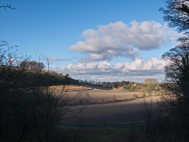 Looking back toowards Hexton from near Waypoint 4