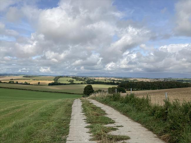 View from ridge