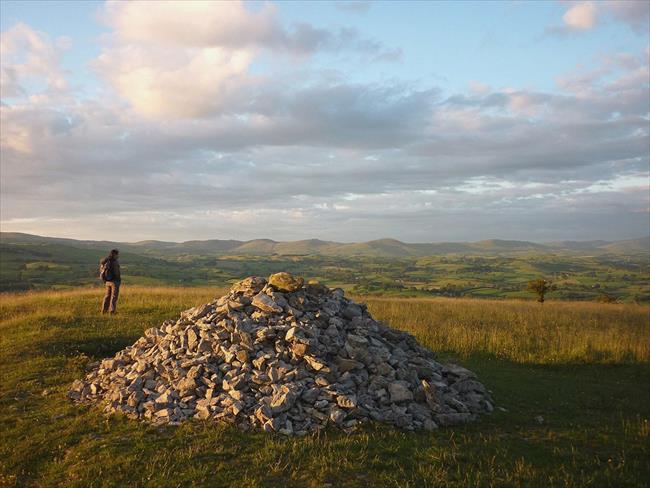 Evening on the summit of Cunswick Scar