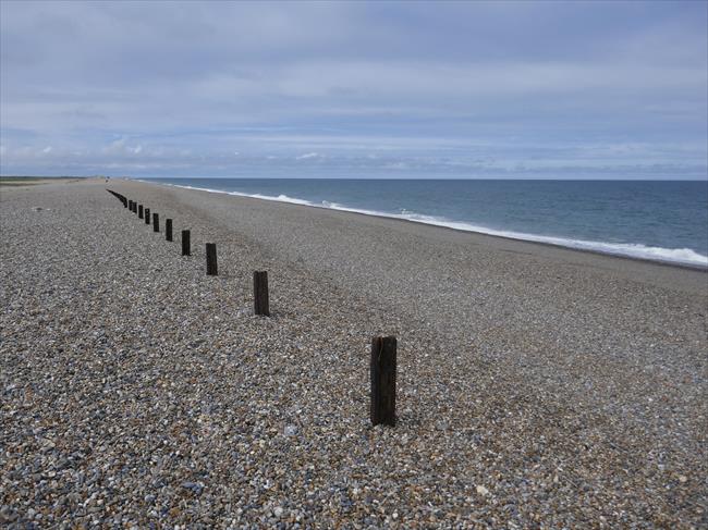 Long shingle beach near Salthouse