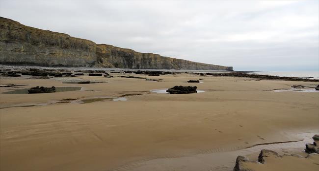 Stunning beach walk