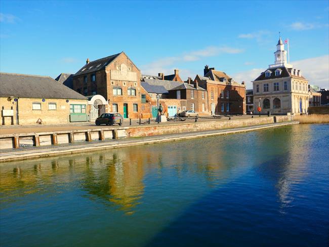 Old harbour and customs house