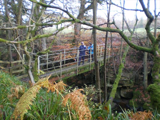 Footbridge over the Devil's Water