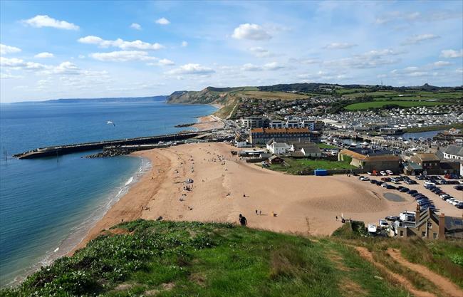 View of West Bay from East Cliff