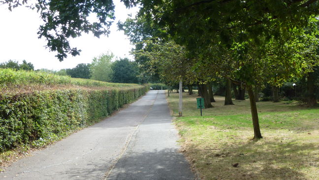 Cycle track between waypoints [3] and [4]