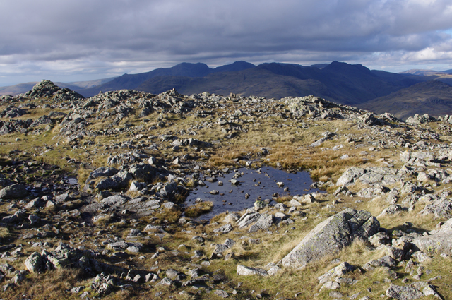 The Scafell range from Wetherlam