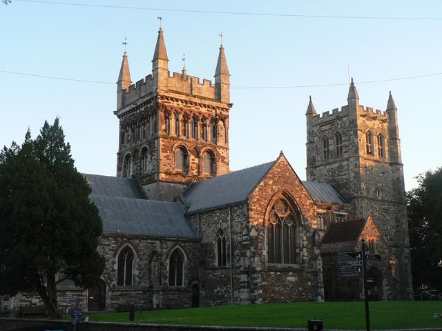 Wimborne Minster: parish and minster church of St. Cuthburga