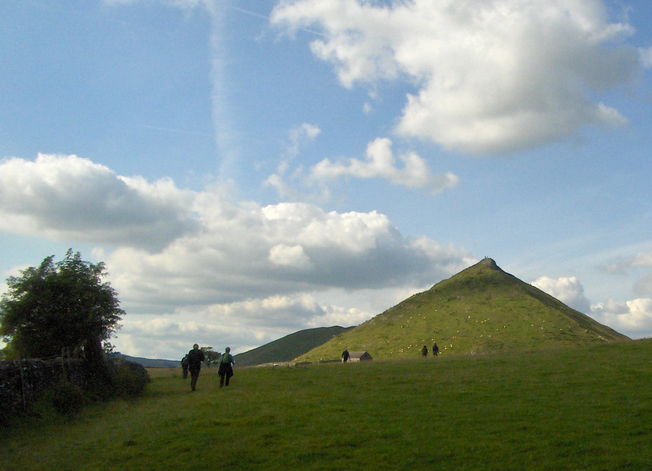 Thorpe Cloud from near the Peveril of the Peak