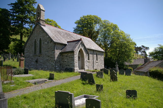 St Garmon's Church at Llanramon Mymydd Mawr