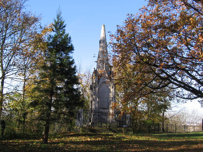 The Martyr memorial at St Edmund's Pleasance