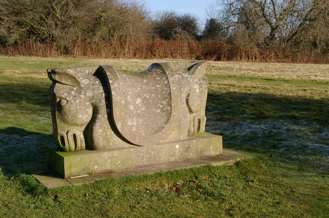 Janus Horse Sculpture - Oswestry Old Racecourse