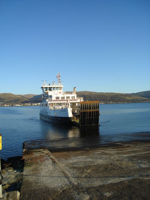 The ferry back to Largs.