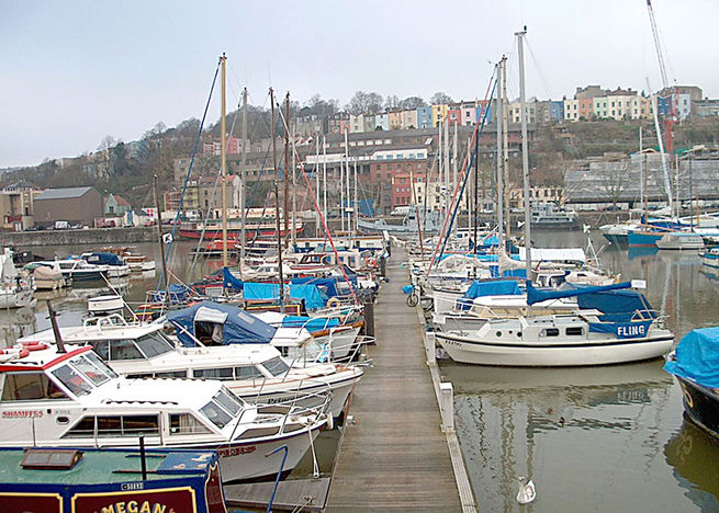 Bristol Marina, near waypoint 11