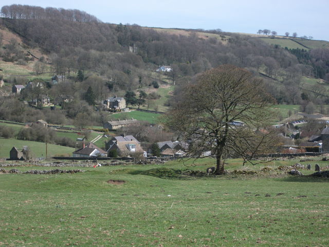 Looking back towards Eyam