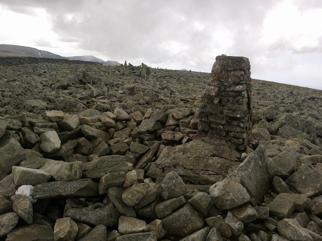 The summit of Foel Fras