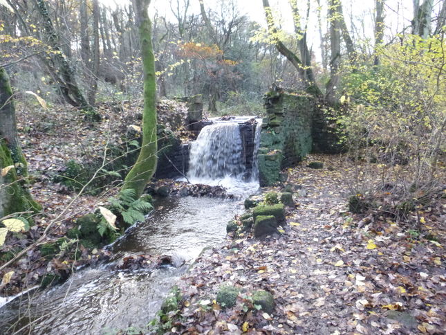 Site of former waterwheel south of Rivelin Valley Road.