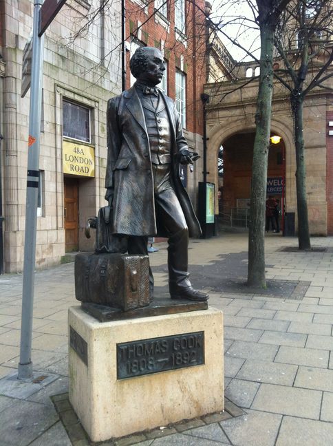 Thomas Cook statue, unveiled in 1991.