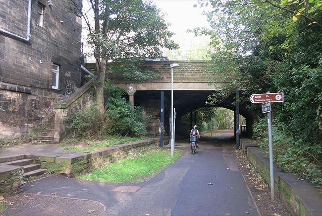 Up steps off Water of Keith Path